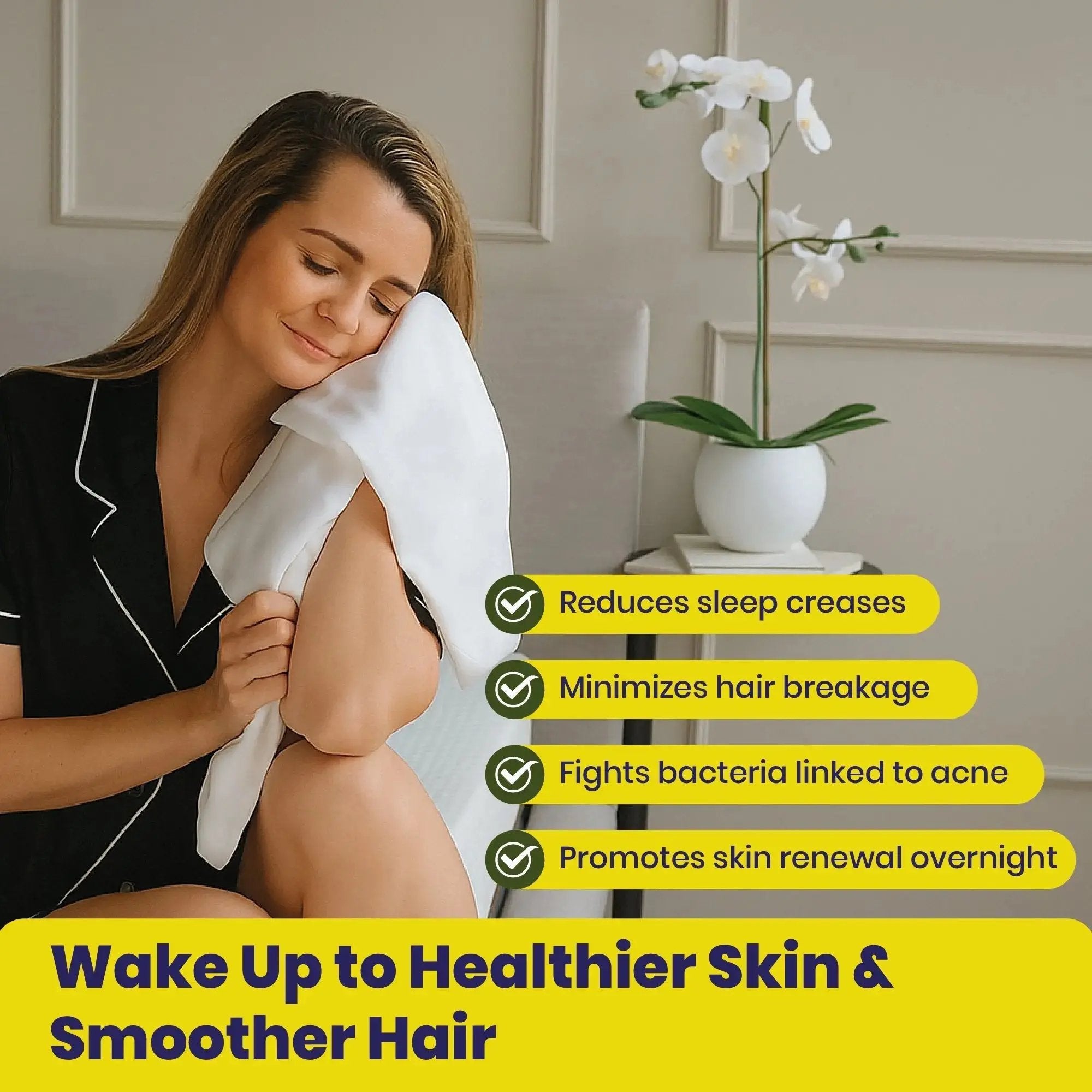 Brightr Eucalyptus Silk pillowcases with Copper Ions