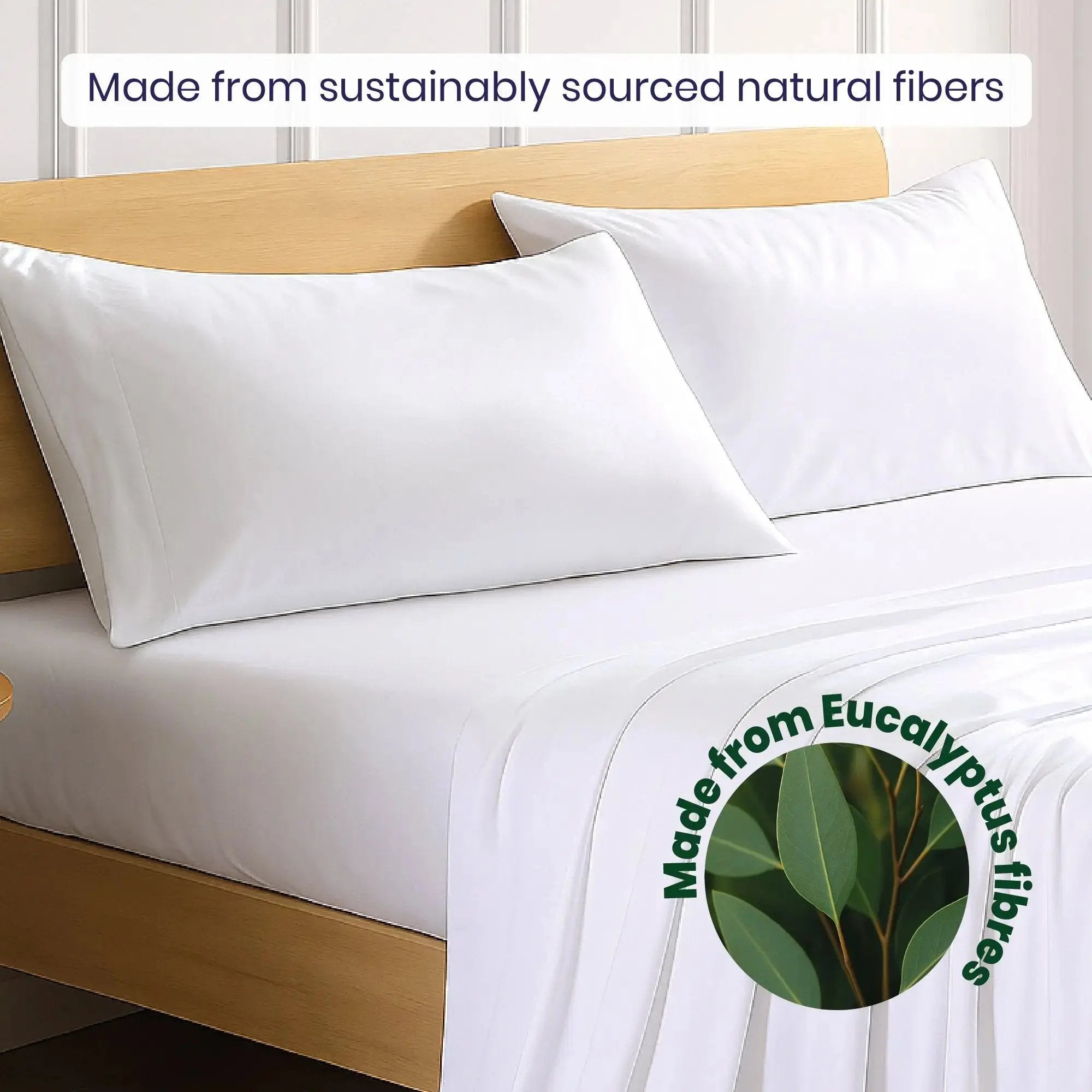 Brightr Eucalyptus Silk pillowcases with Copper Ions