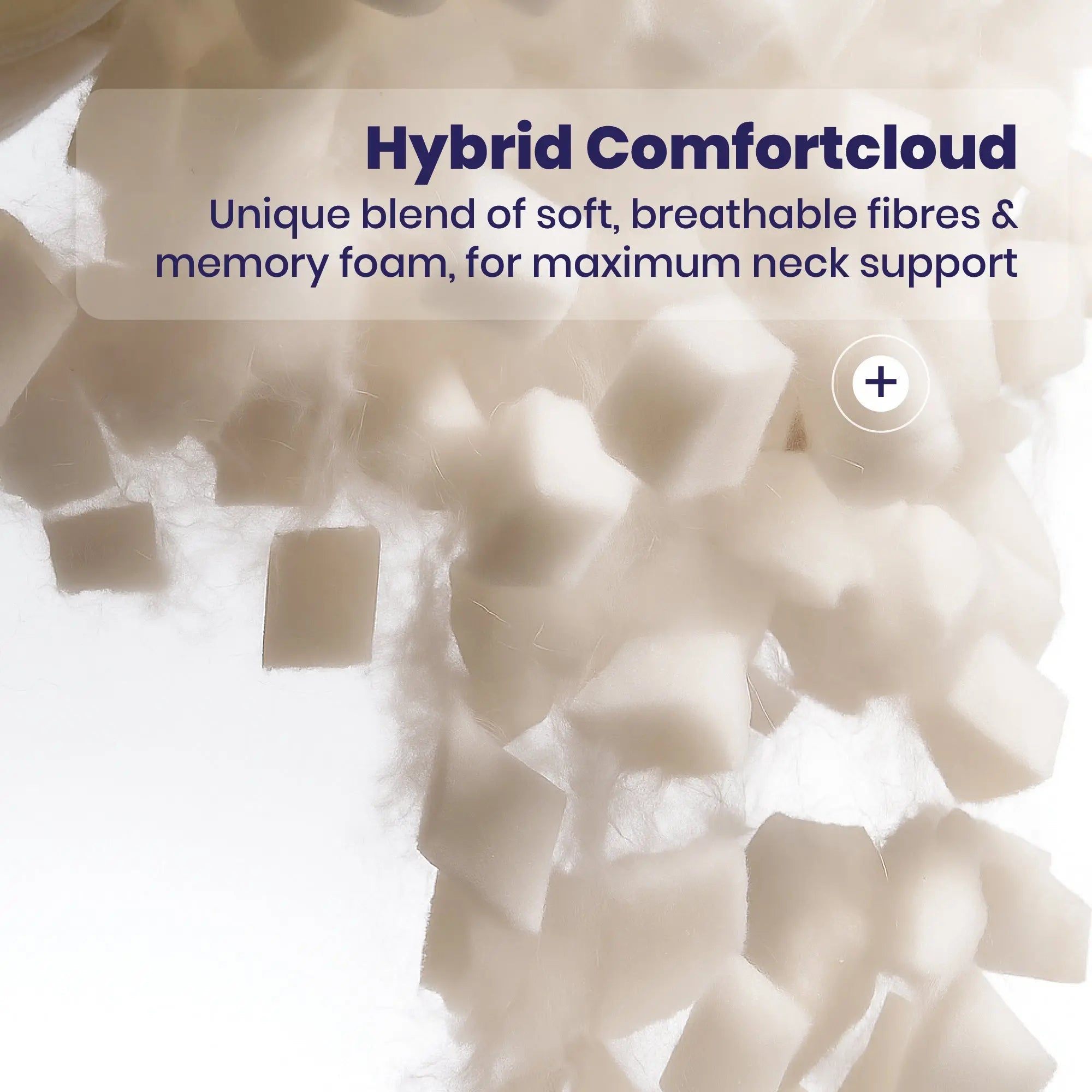 Brightr Stella Best Hybrid Memory Foam Pillow for Neck pains