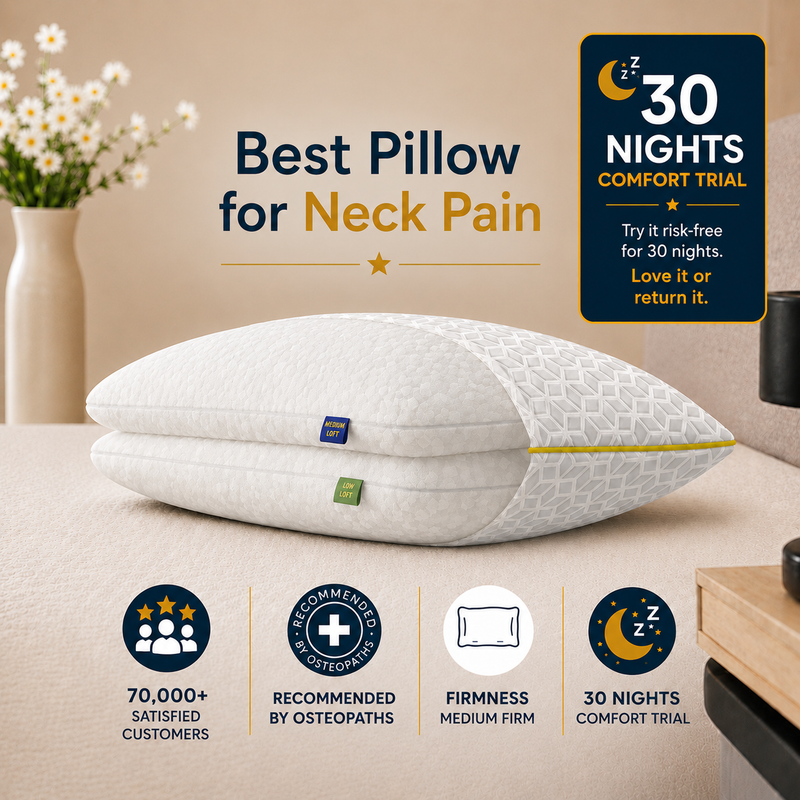 Brightr® Luna Adjustable Best Memory Foam pillow