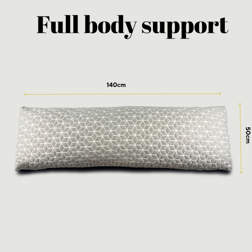 Body Pillow - Full-Length Comfort for Sleep, Pregnancy, and Support