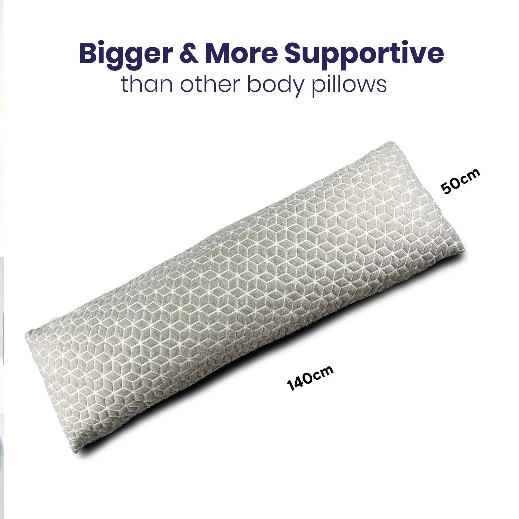 Brightr Hug Best Body Pillow - Full-Length Comfort for Sleep, Pregnancy, and Support