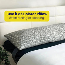 Load image into Gallery viewer, Brightr Hug Best Body Pillow - Full-Length Comfort for Sleep, Pregnancy, and Support