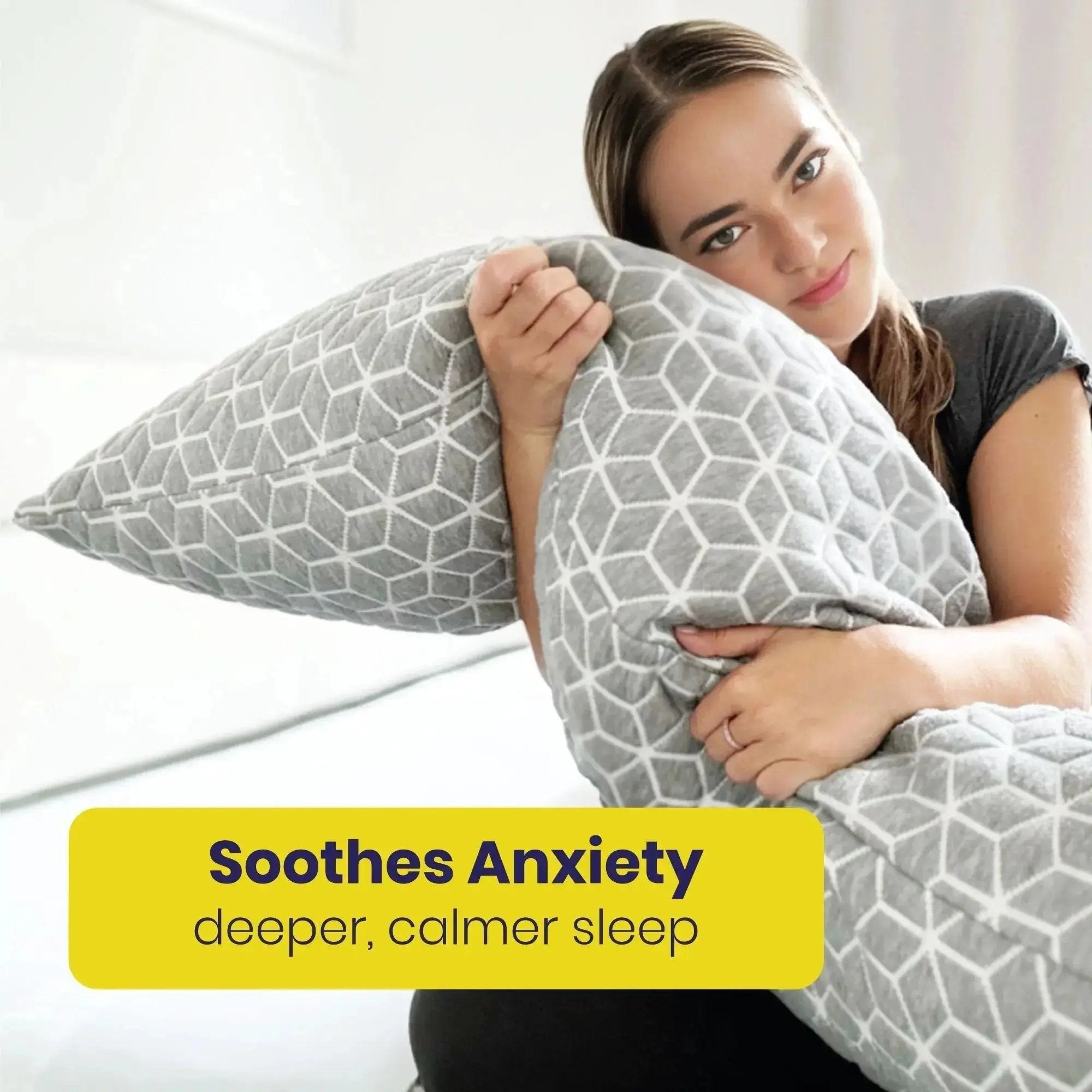 Brightr Hug Best Body Pillow - Full-Length Comfort for Sleep, Pregnancy, and Support