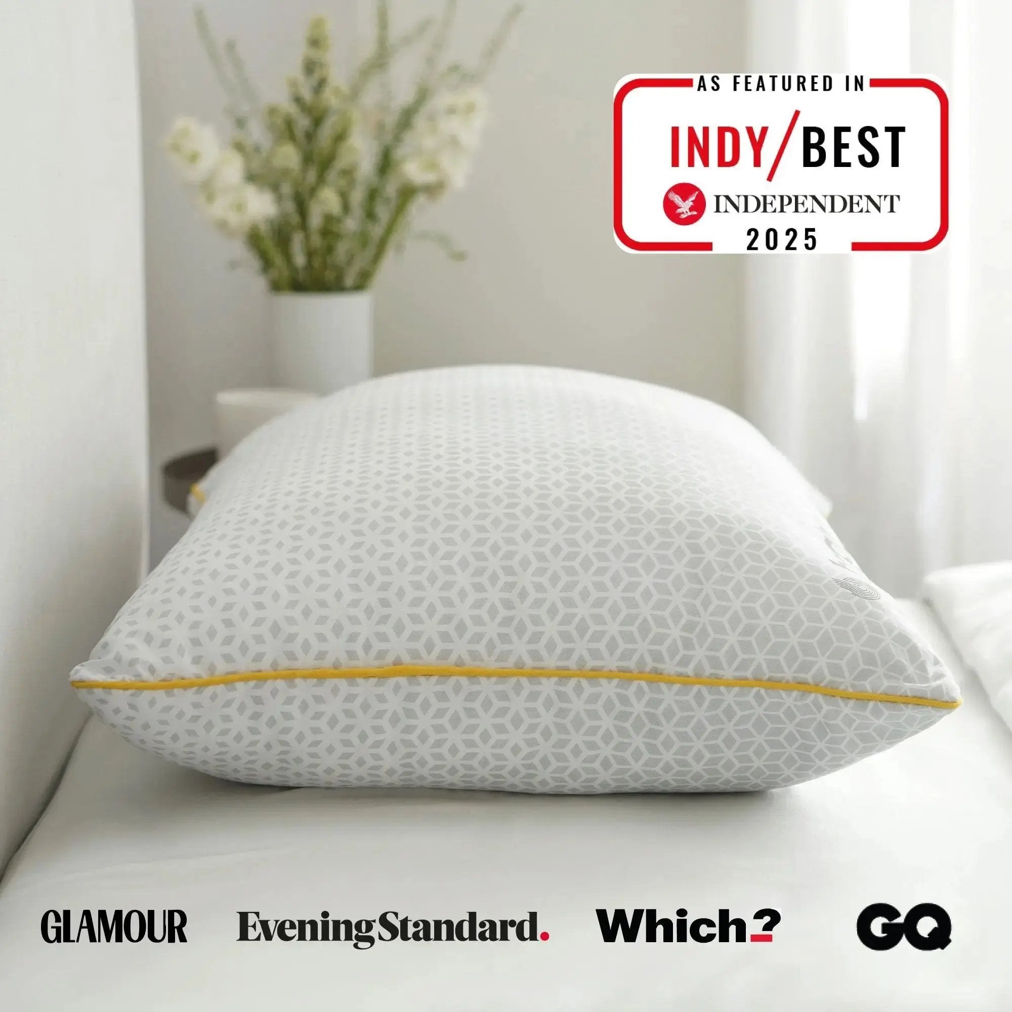 Memory Foam Best Rated Feather Pillows Brightr® Stella Hybrid