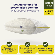 Load image into Gallery viewer, Brightr® Luna Adjustable Memory Foam Pillow - Customizable Support