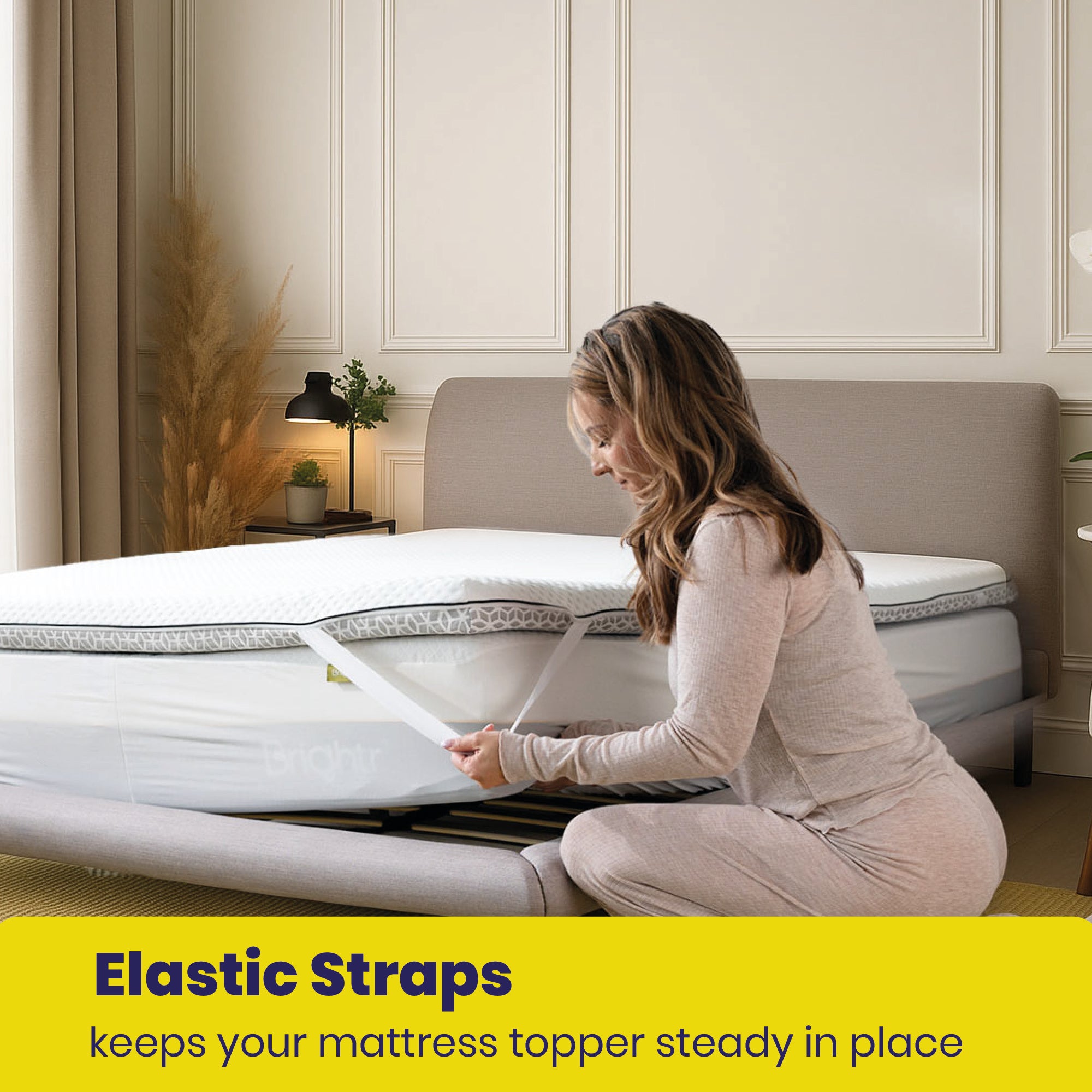Brightr®  Titan 2 in 1 Mattress Firm Mattress Topper  - Medium/Firm Brightr® Sleep