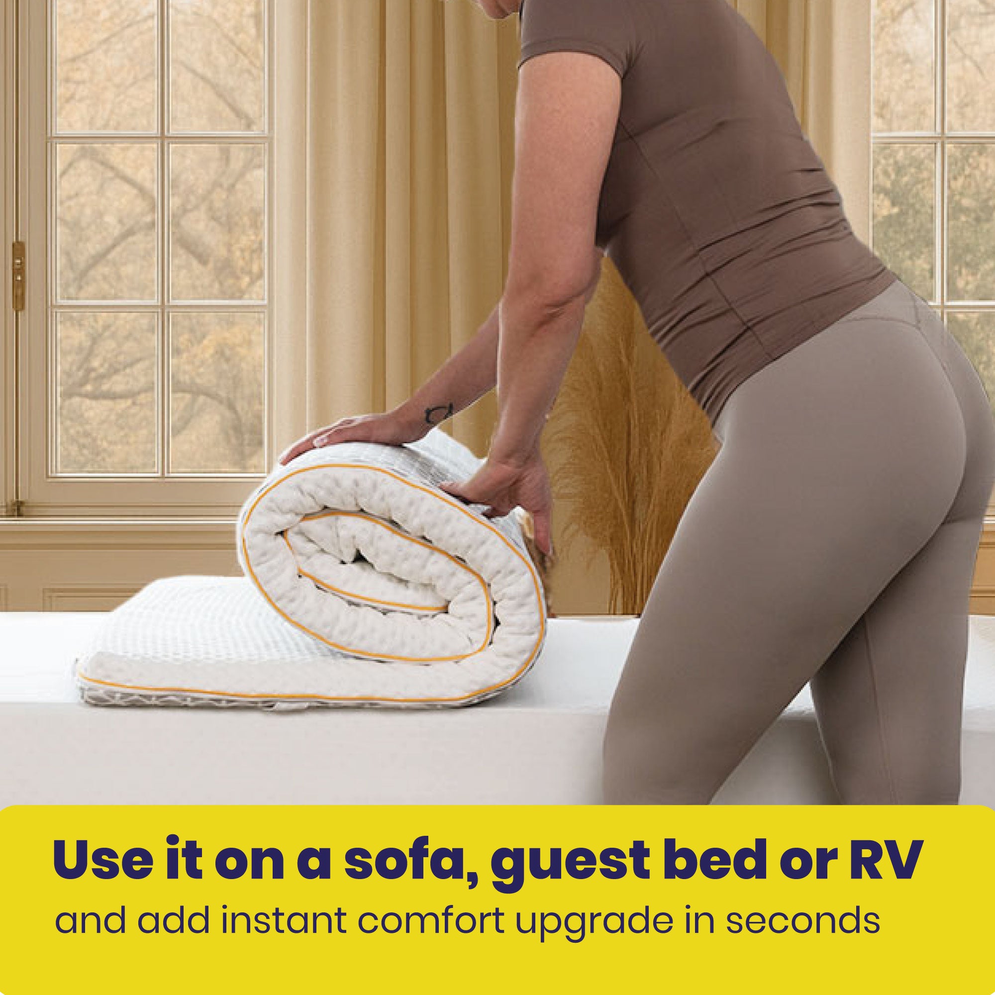 Brightr Aurora Best Memory Foam Mattress topper