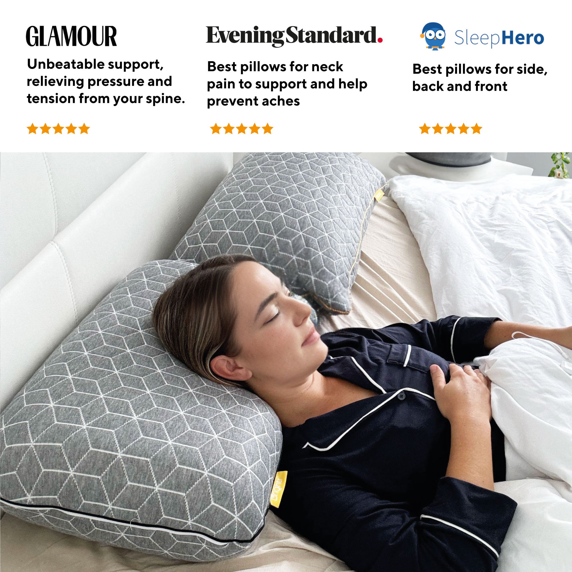 Firm orthopedic pillow online