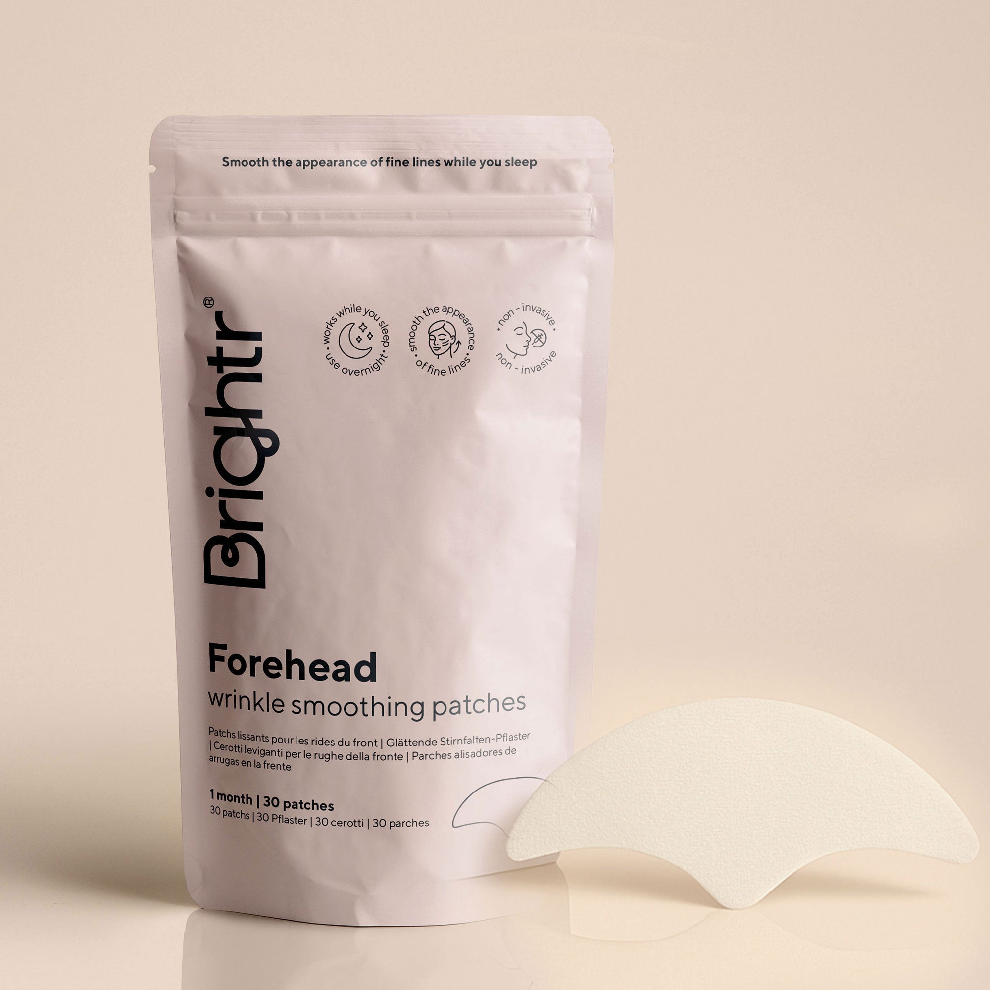 Brightr Face Tape Forehead Wrinkle Smoothing Patches