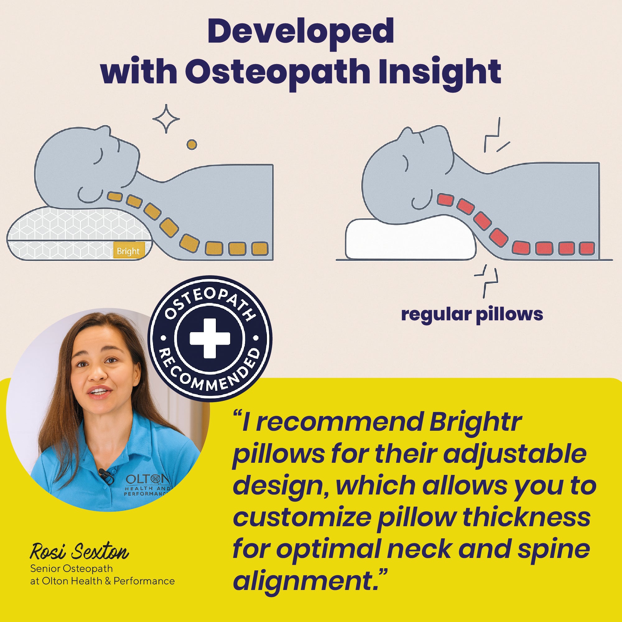 Brightr® Nox Vegan Down Alternative pillow Brightr®