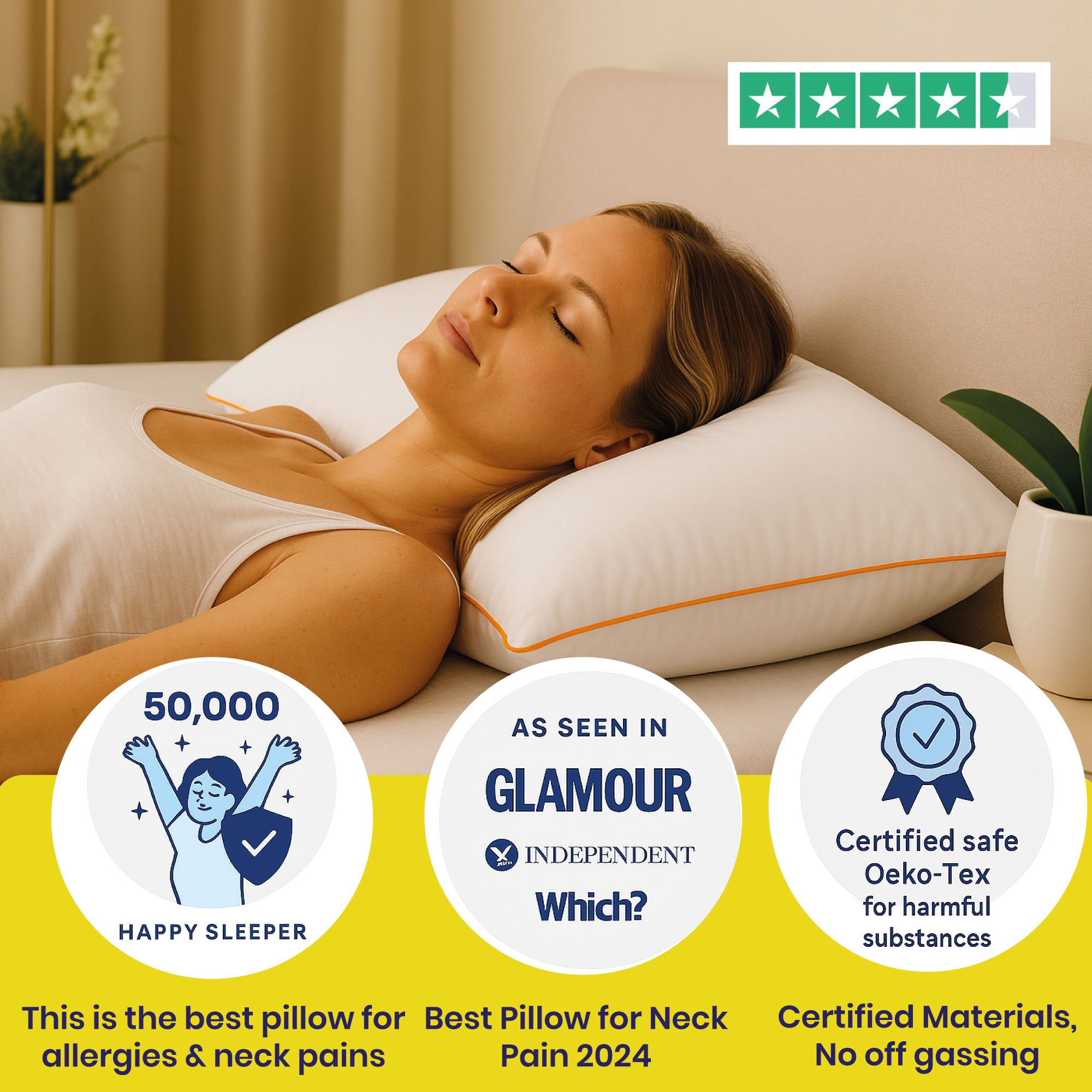 Brightr® Nox Vegan Down Alternative pillow Brightr®