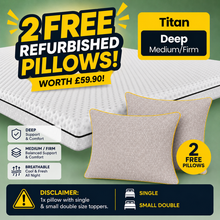Load image into Gallery viewer, Brightr®  Titan Mattress Topper Refurbished
