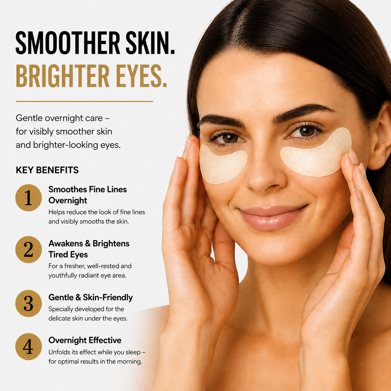 Brightr® Eye wrinkle smoothing patches