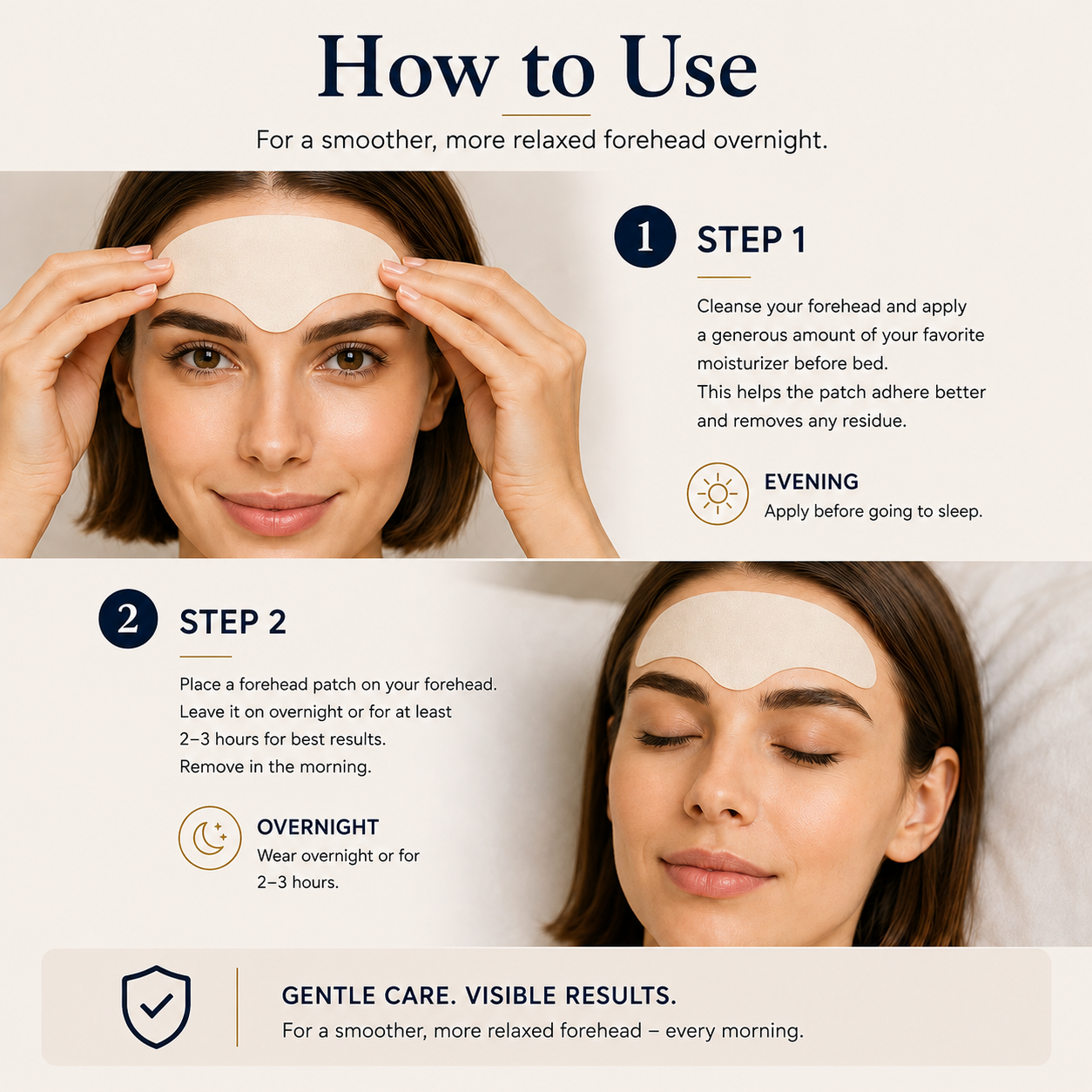 Brightr® Forehead wrinkle smoothing Face Tape (30 patches)