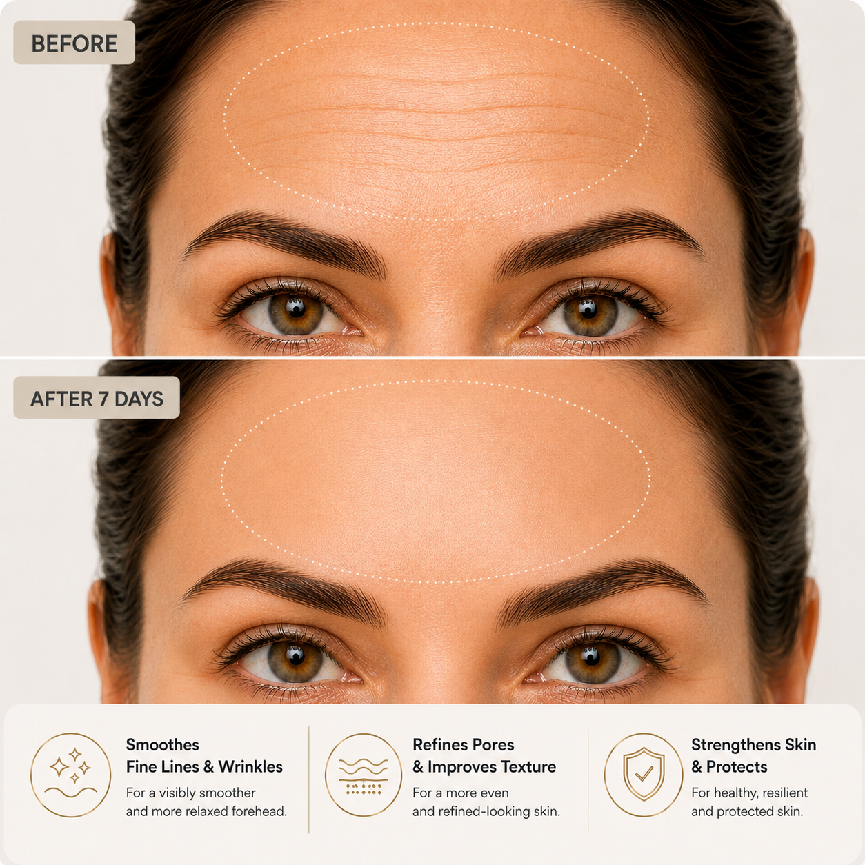 Brightr® Forehead wrinkle smoothing Face Tape (30 patches)