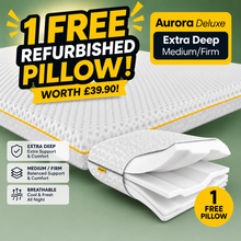 Load image into Gallery viewer, Brightr® Aurora Deluxe mattress topper Refurbished
