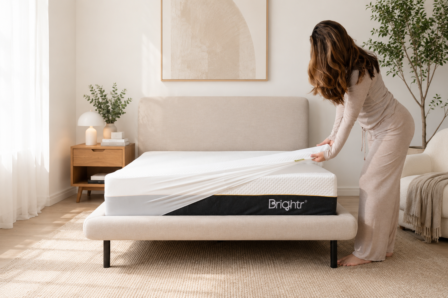 Brightr® SleepGuard Waterproof Mattress Protector