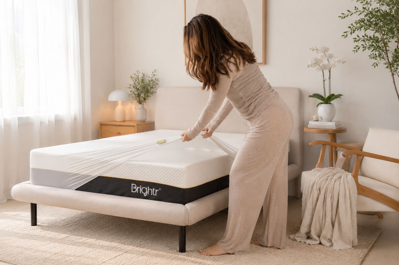 Brightr® SleepGuard Waterproof Mattress Protector