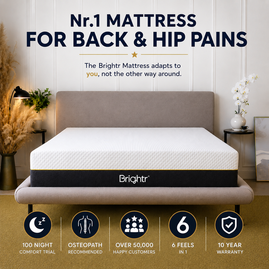 Best Memory Foam Mattress - Brightr® SixSense  6 in 1 mattress