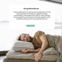 Load image into Gallery viewer, Brightr® Eclipse Orthopedic Memory Foam Pillow - Cooling Support for Neck Pain Relief
