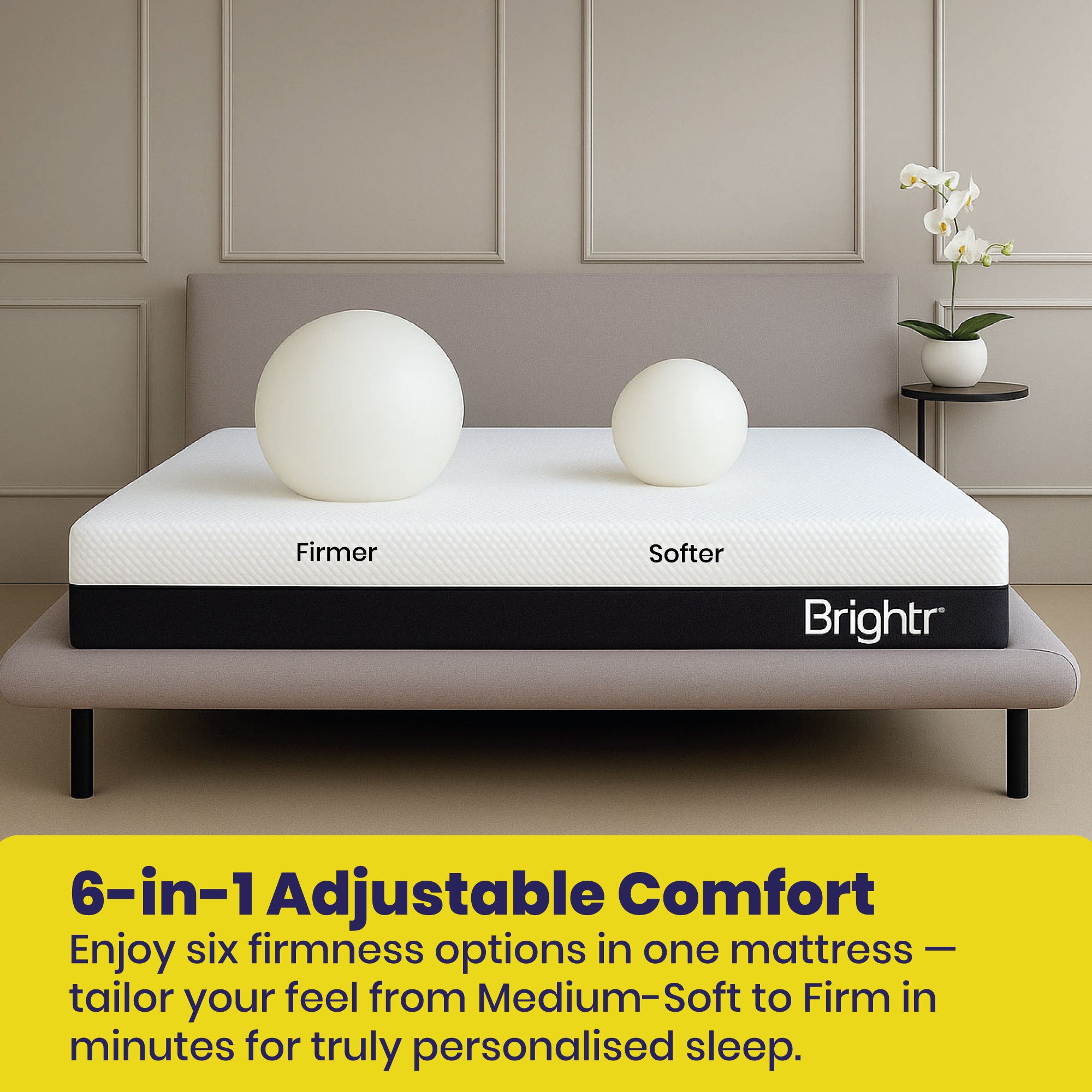 Brightr® SixSense Adjustable Mattress Brightr® Sleep