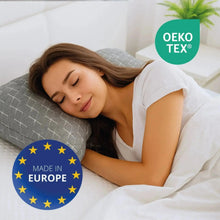 Load image into Gallery viewer, Brightr® MoonHug adjustable memory foam cut out pillow.
