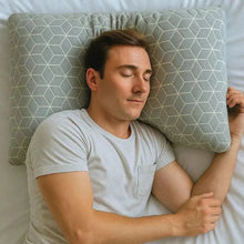 Load image into Gallery viewer, Brightr® MoonHug adjustable memory foam cut out pillow.
