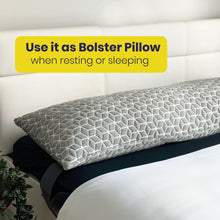 Load image into Gallery viewer, Brightr Hug Best Body Pillow - Full-Length Comfort for Sleep, Pregnancy, and Support
