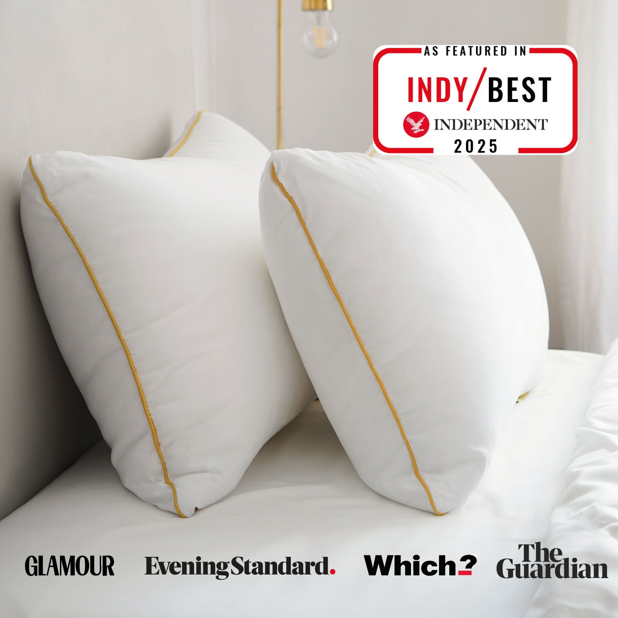 Brightr Nox Adjustable Down Alternative Pillow - Customizable Comfort