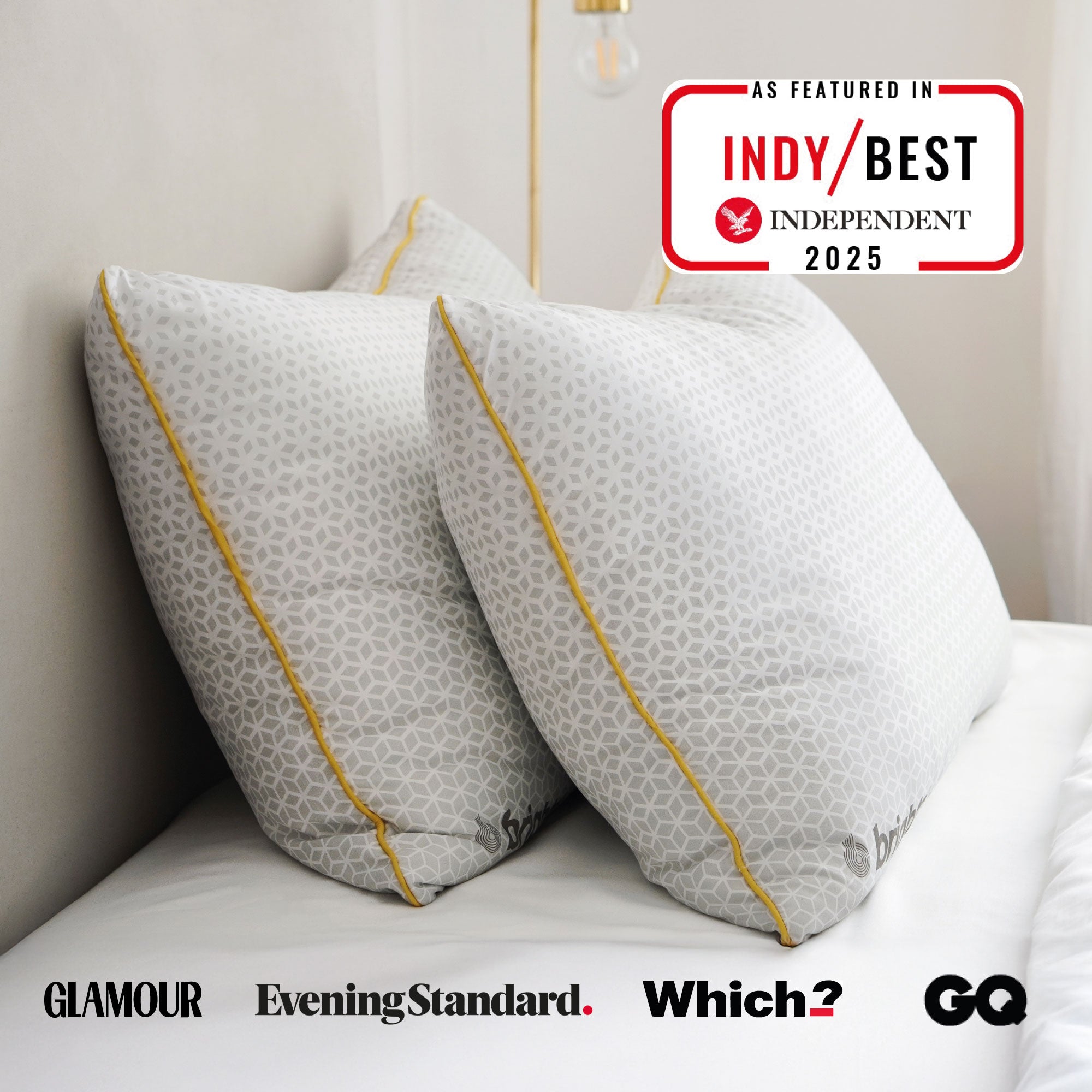 Adjustable Memory Foam Hybrid Pillow by Brightr® Stella - Customizable Comfort