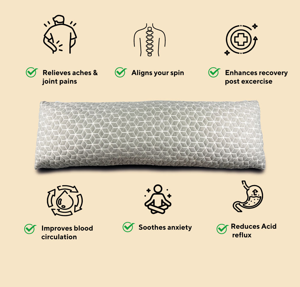 Body Pillow - Full-Length Comfort for Sleep, Pregnancy, and Support