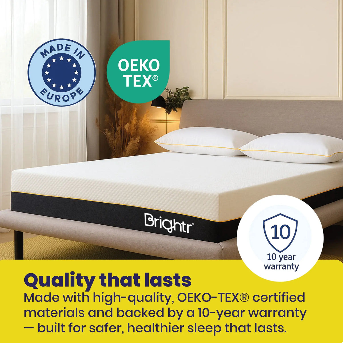 Brightr® SixSense  6 in 1 Best Memory Foam Mattress Brightr® Sleep