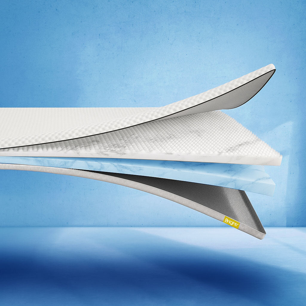Brightr Orthopedic Firm/Hard mattress topper for back pains