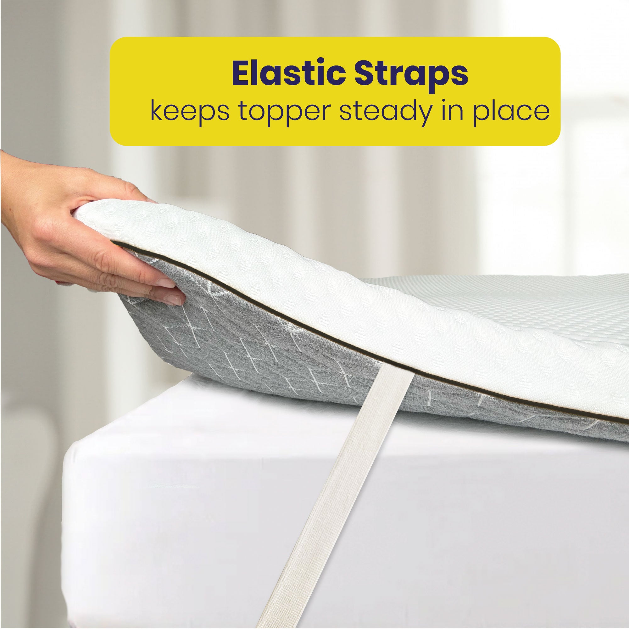 Brightr®  Titan Deluxe 2 in 1 Mattress Topper  - Firm/Extra Firm
