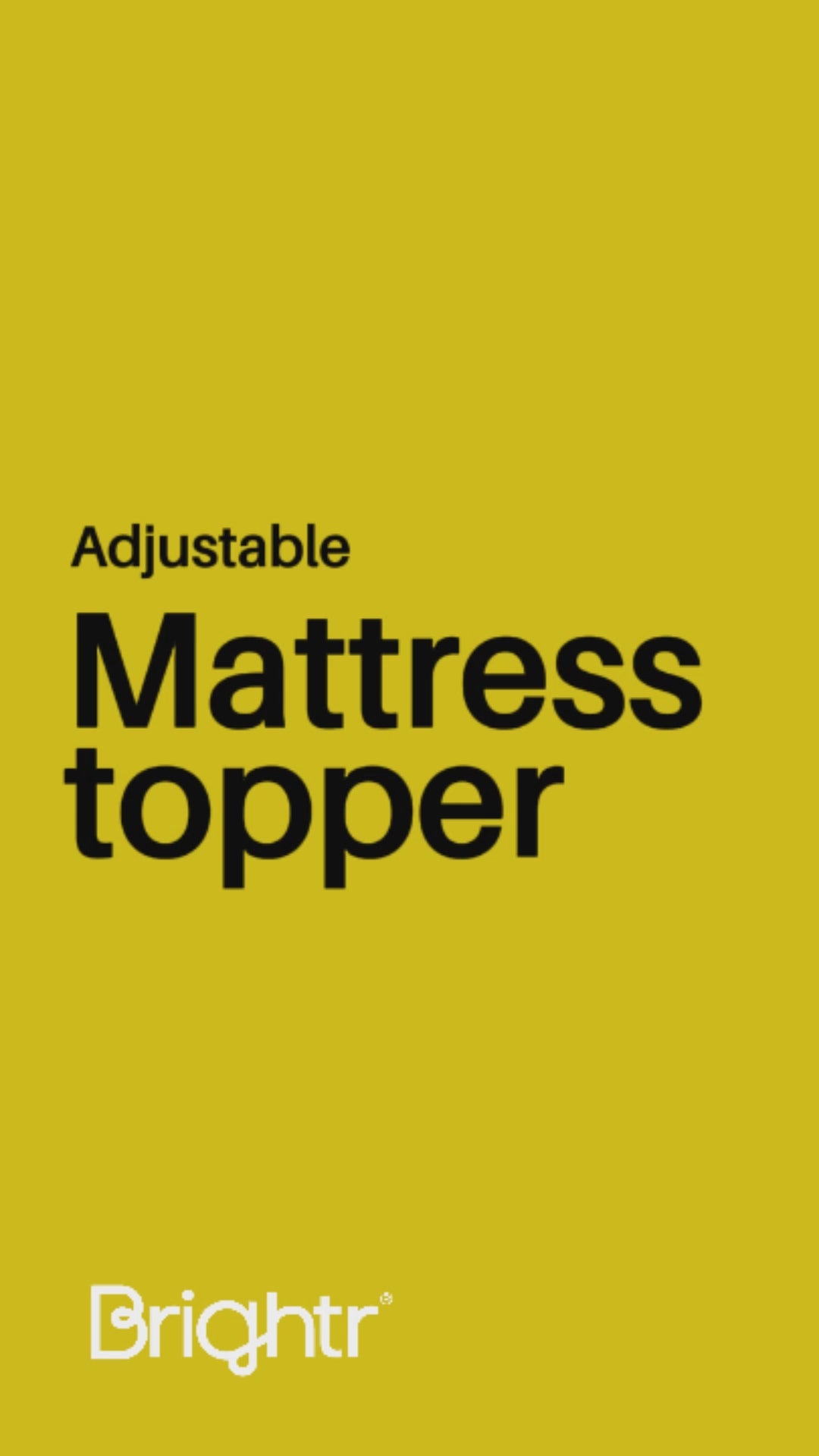 Load video: Brightr® Aurora  2 in 1 Memory Foam mattress topper