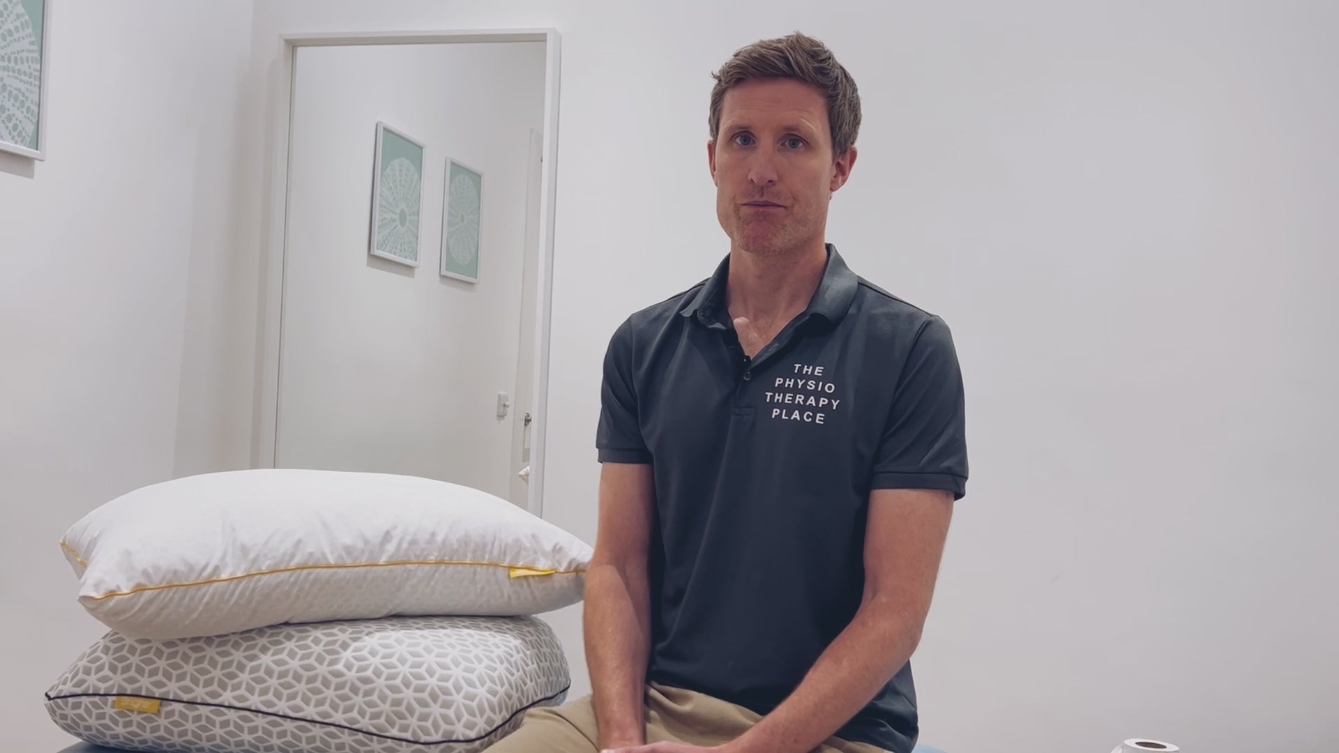 Load video: Brightr Eclipse Firm Hard Memory foam pillow for neck pains