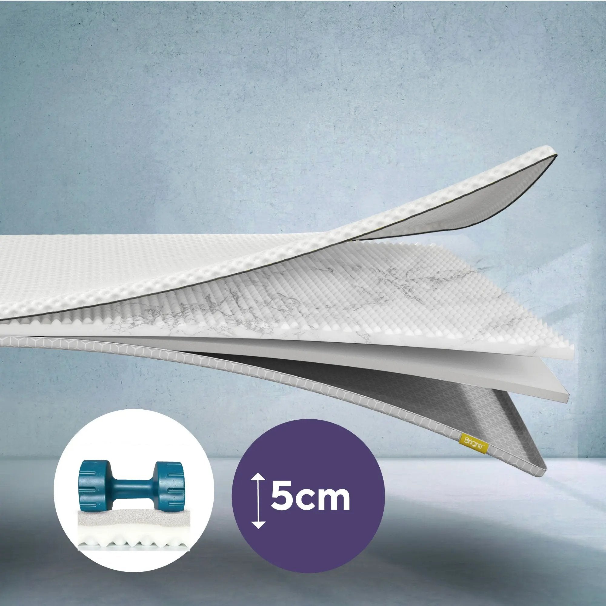 Brightr®  Titan 2 in 1 Mattress Topper Brightr® Sleep