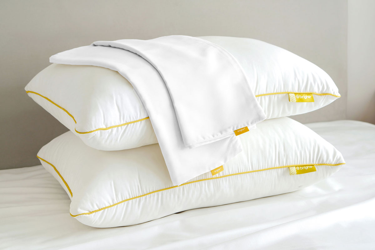 Brightr® Nox pillow & Copper pillowcase bundles
