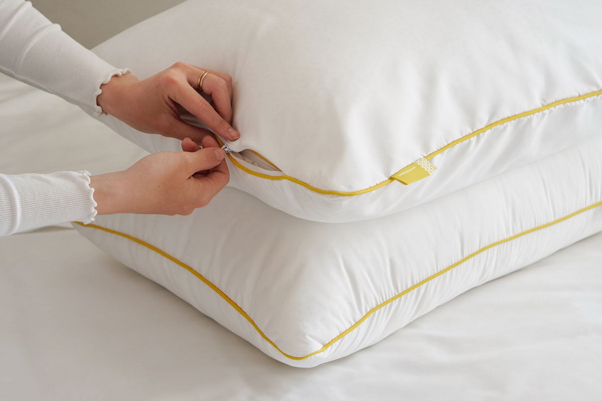 Brightr® Nox Pillow & Copper Pillow Protector Bundle