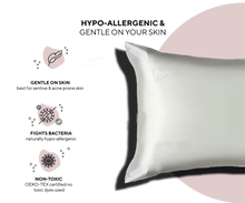 Load image into Gallery viewer, Brightr Sleep Silk 22 momme mulberry pillowcase
