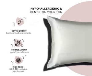 Brightr Sleep Silk 22 momme mulberry pillowcase